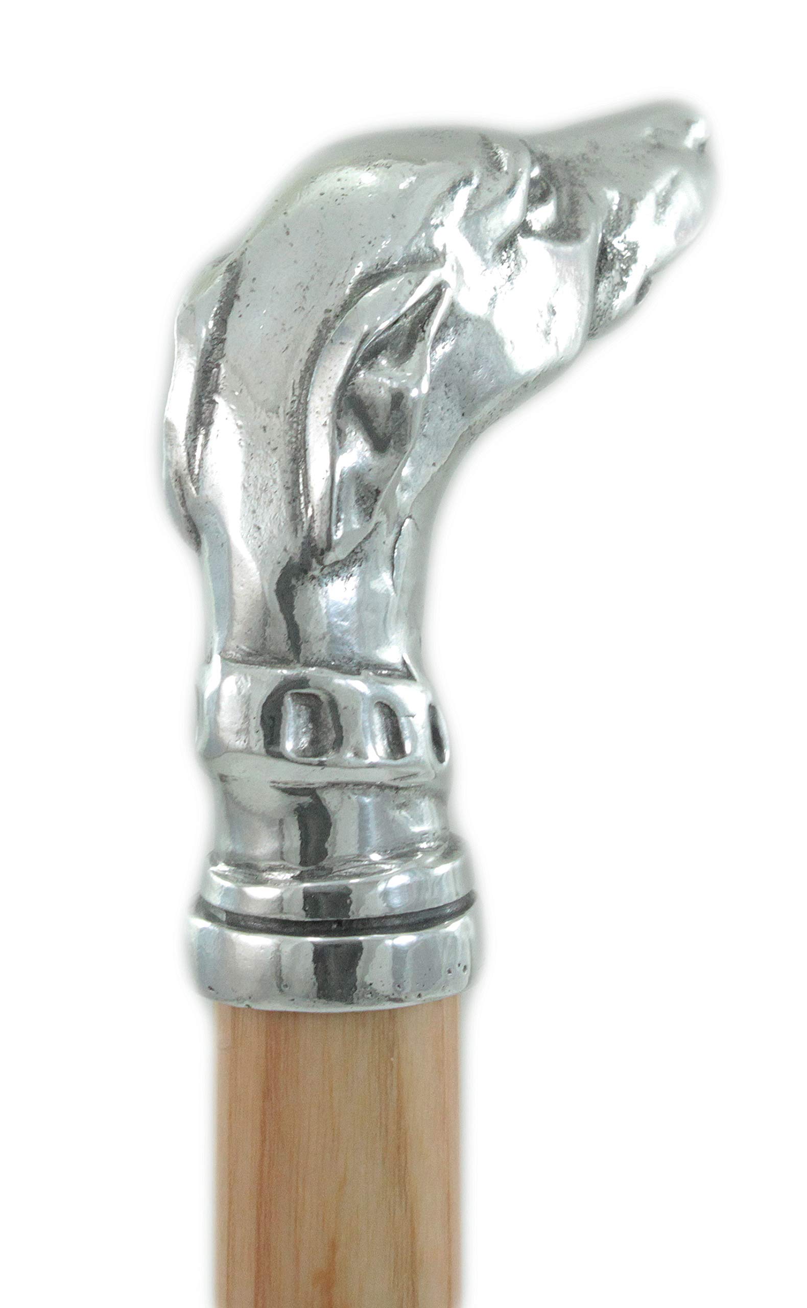 CAVAGNINI Bastone Levriero Personalizzato Incisione Nome Peltro | Made in Italy Fatto a Mano | Regalo di Lusso Pensionamento Anziano Nonno Papà Sposo Matrimonio | Uomo Donna 5 Colori 97cm