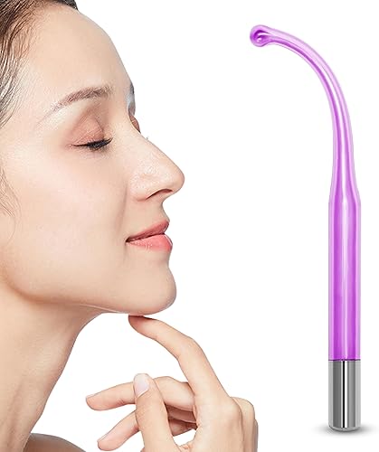 Electrodo Wand Tubo de vidrio Piezas de repuesto de mano para instrumentos de alta frecuencia Elitzia ETJX006AS (punta violeta)