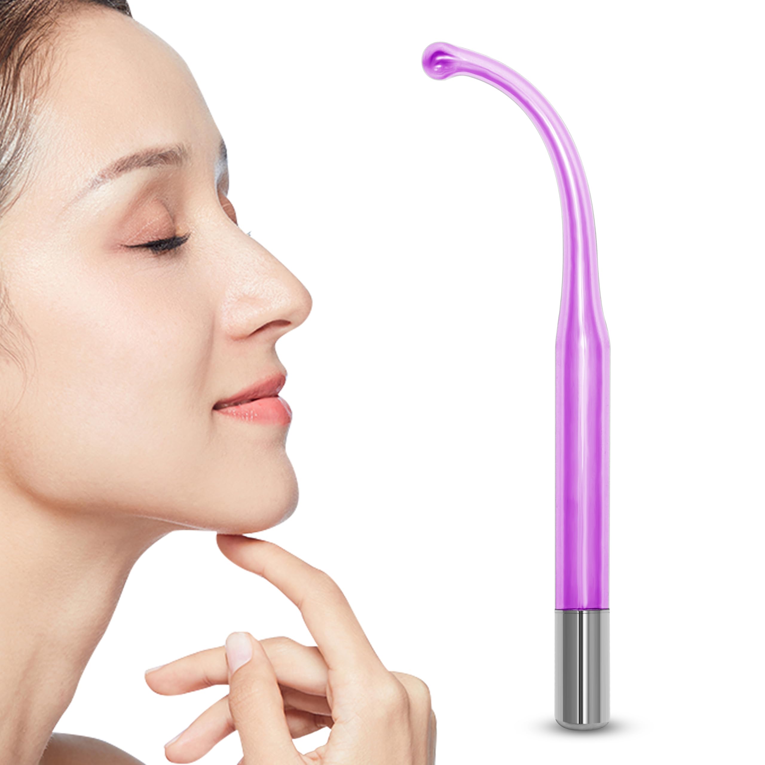 Electrode Wand Glass Tube Handheld Spare Parts for Hi Frequency Instrument Elitzia ETJX006AS (Violet Point)