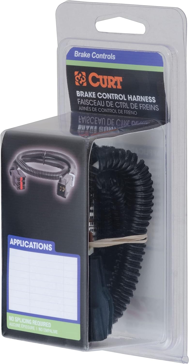 CURT 51528 Quick Plug Electric Trailer Brake Controller Wiring Harness, Select Volkswagen Atlas, Cross Sport, ID.4 with Factory Tow Package