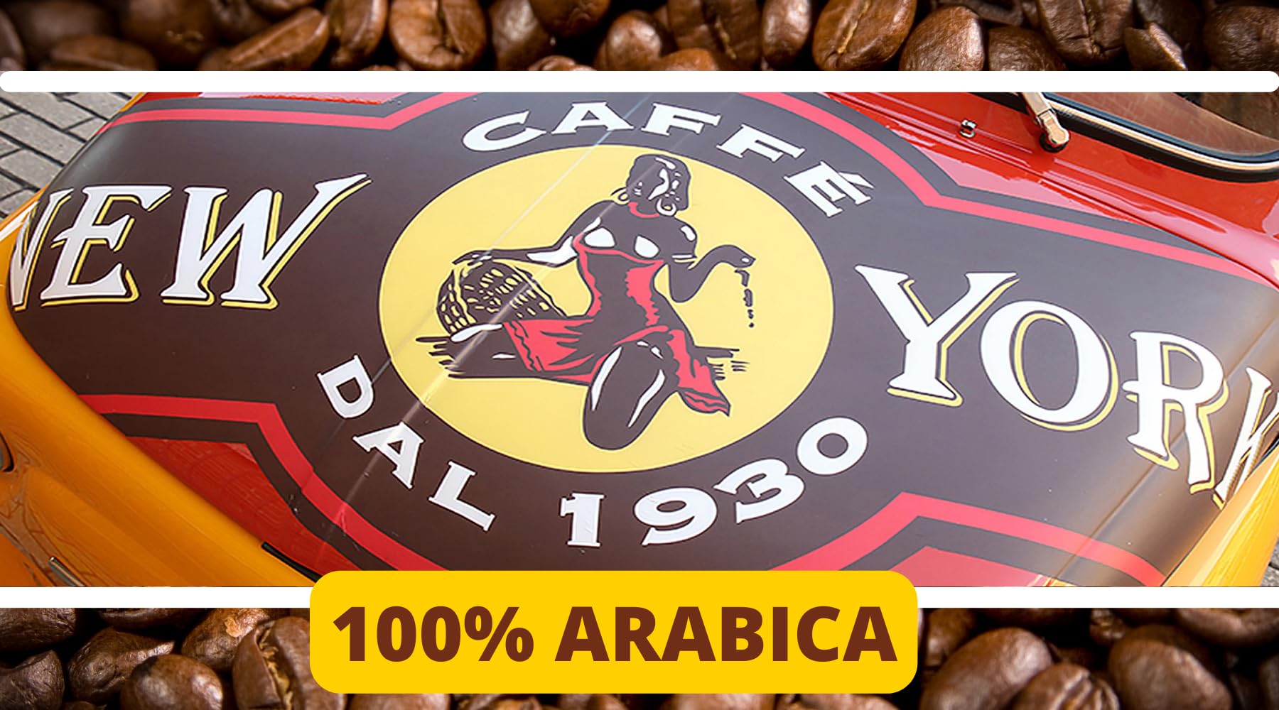 Caffè New York - EXTRA - Granos de café - 1000g