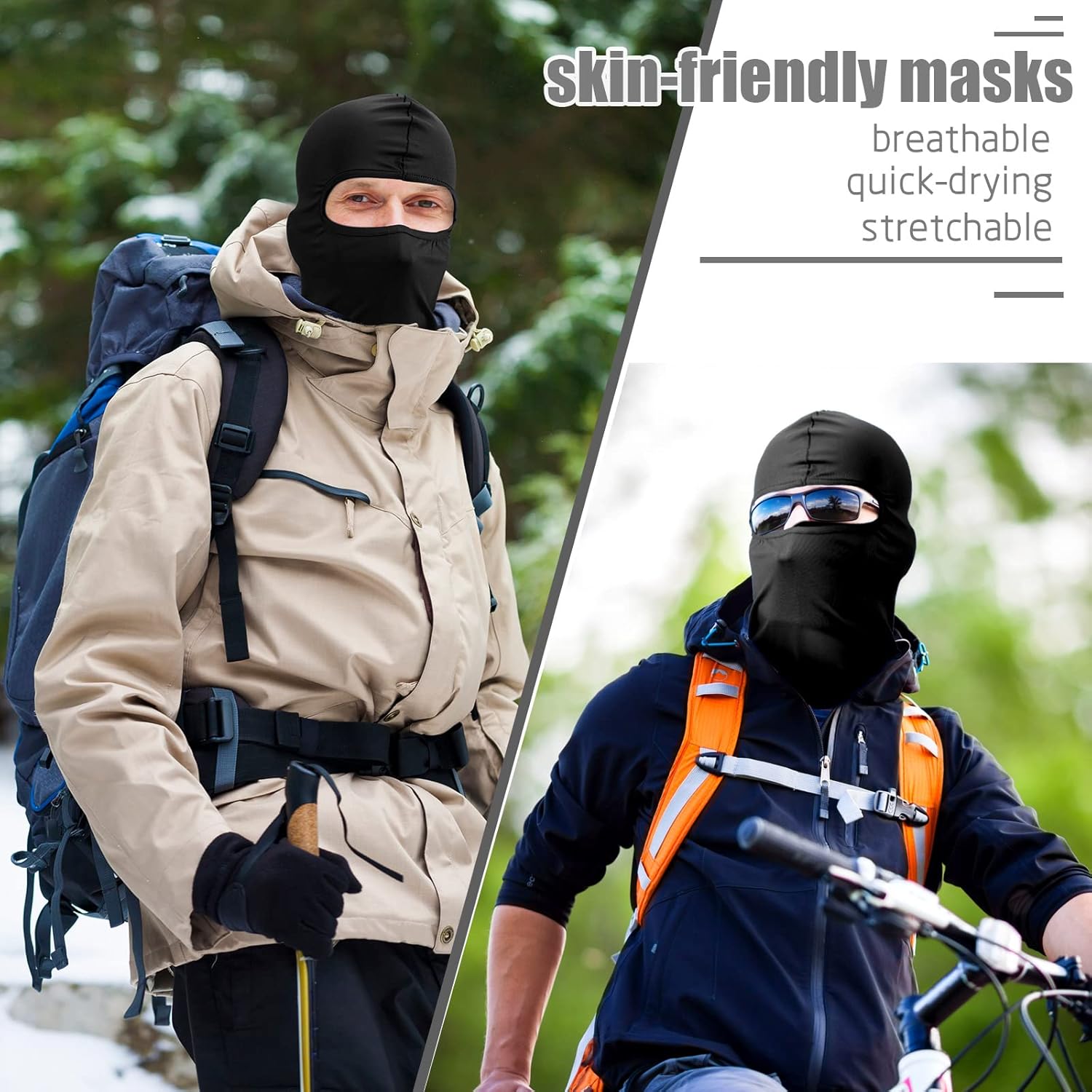 30 Pcs Balaclava Ski Face Mask Full Face Cover Mask UV Protection Cooling Neck Gaiter Summer for Men Women Winter Outdoor - Image 6