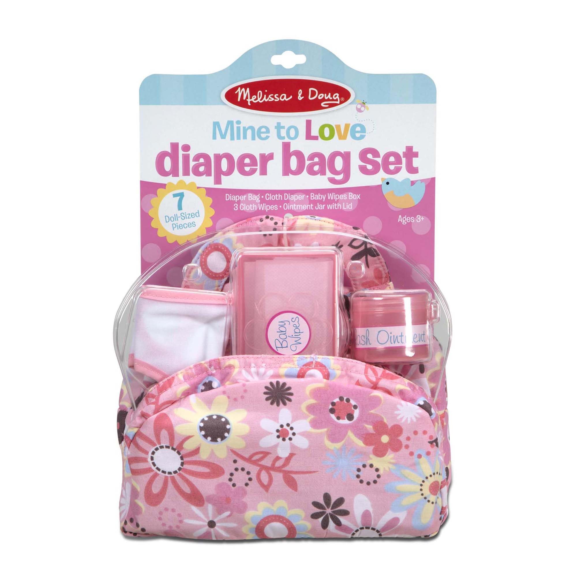 Melissa & Doug 4889 Doll Nappy Bag Set (Only)