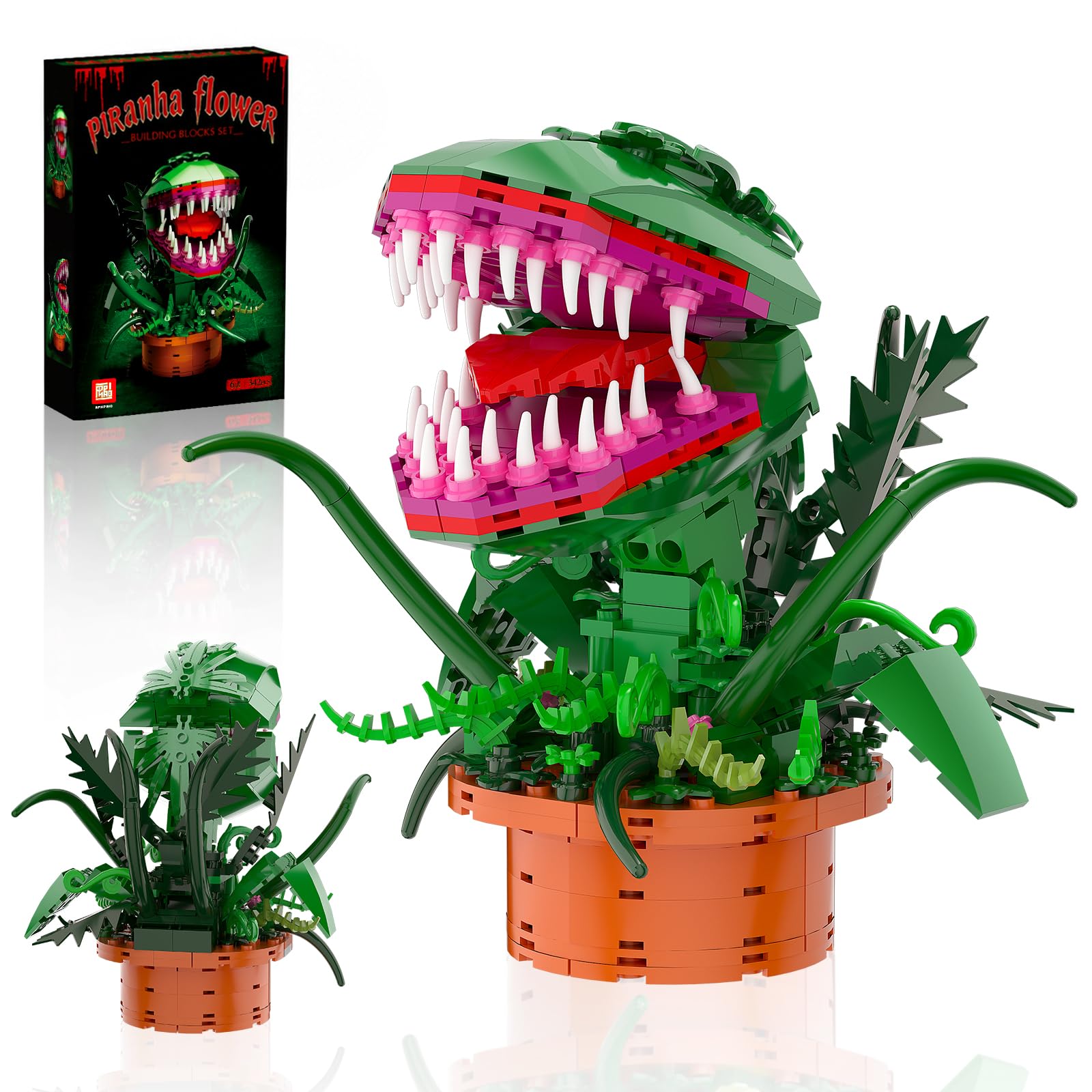 Amazon.com: Flower Plant Botanical Building Set, Flowers with