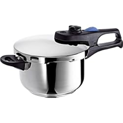 Olla Magefesa 3 Litros Elo Praktika XS - Olla a presión pequeña (2.7 litros), color plateado, acero inoxidable