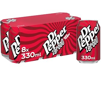 Dr Pepper Zero Sugar 8 x 330ml