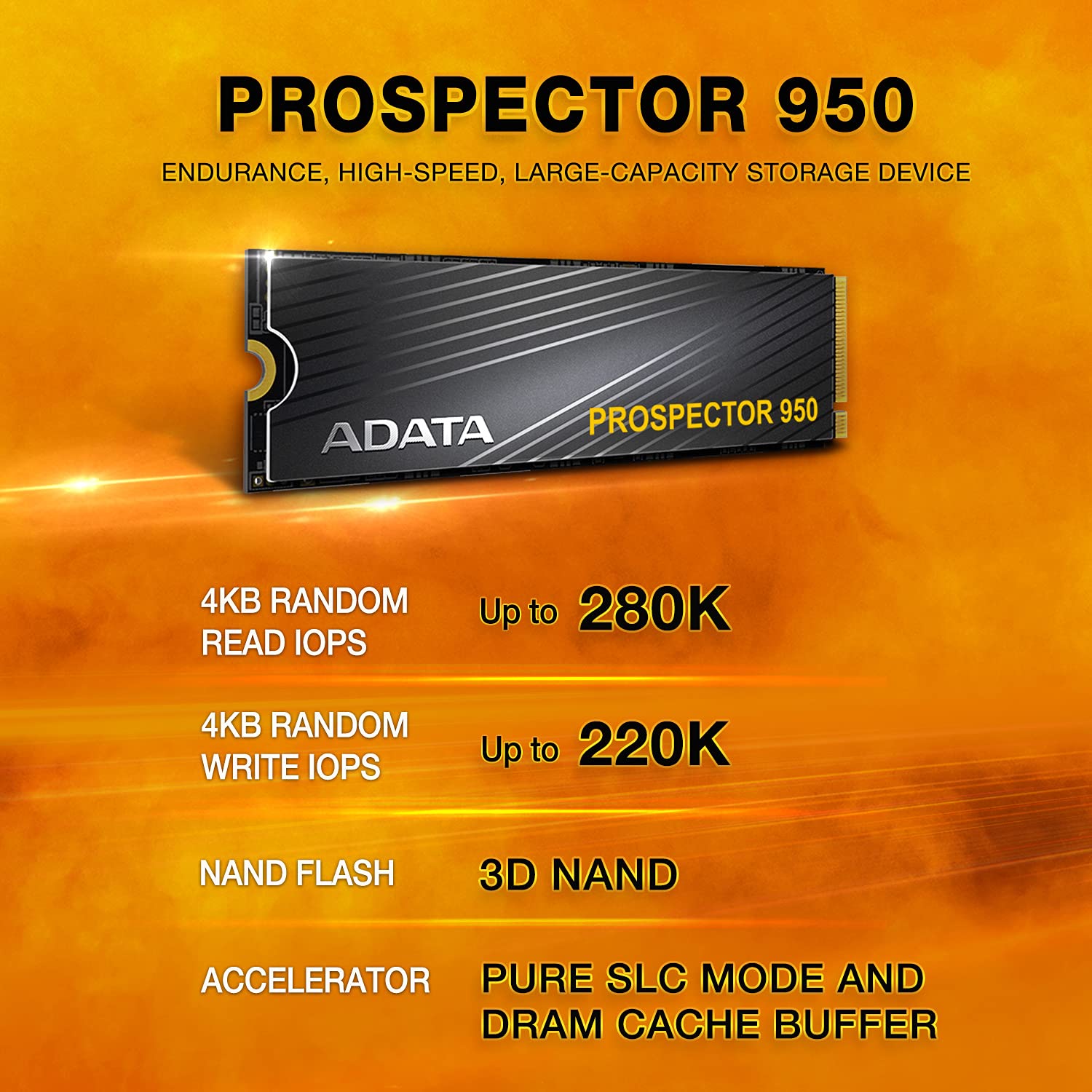 Amazon.com: ADATA Prospector 950 SLC 1 TB Crypto Chia Mining PCIe Gen3x4  M.2 2280 R/W Velocidad hasta 3,500/3,000MB/s SSD interno (APRO-950-1TCI) :  Electrónica