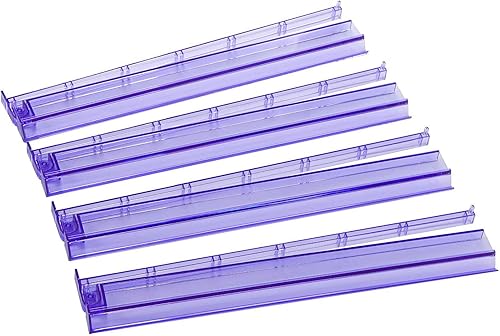 GUSTARIA Mah Jongg - Estante y empujador de azulejos todo en uno, combo de estante y empujador de acrílico transparente, modernos bastidores de