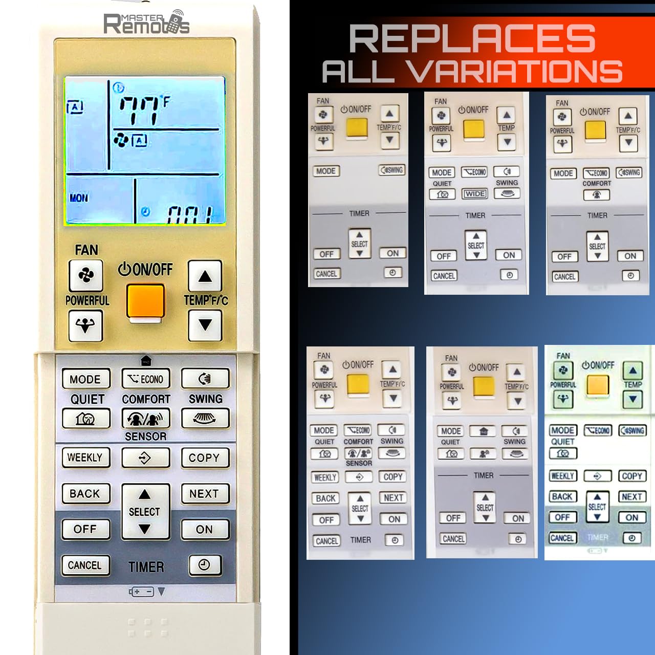 Télécommande de Climatiseur pour Daikin ARC452A9 ARC452A15 ARC452A16