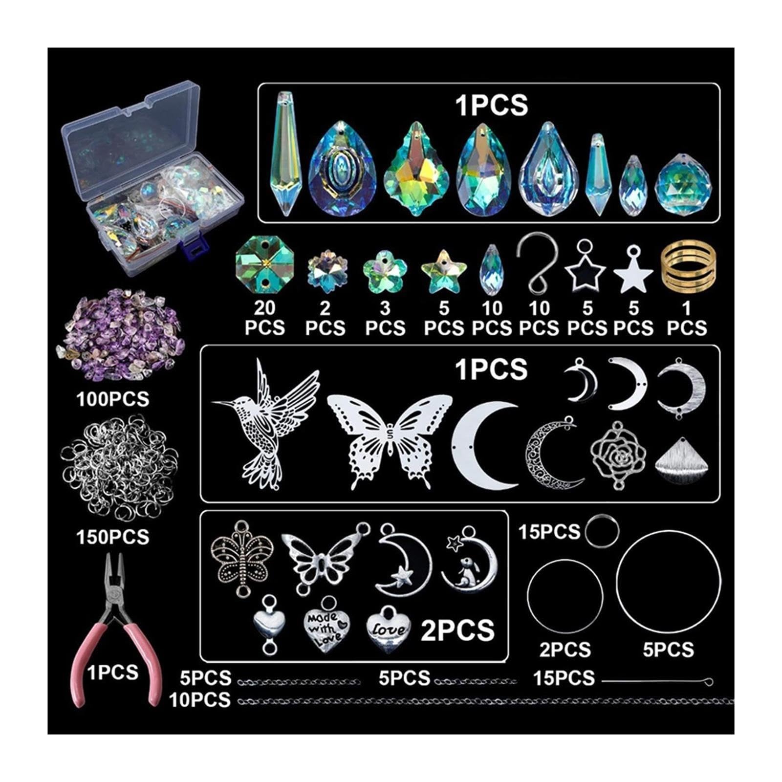 Acchiappasole Cristallo Kit acchiappasole fai-da-te da 400 pezzi