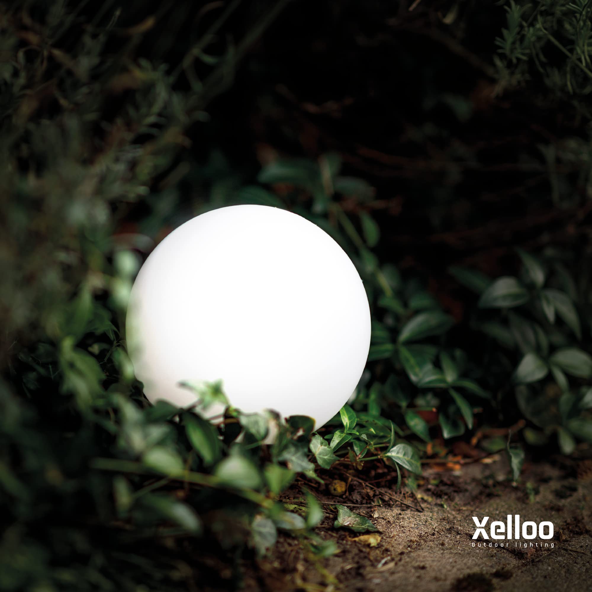 Xelloo® Oświetlenie ogrodowe ROZ, 12 Volt, 1 szt. oprawa dekoracyjna 1W LED warmwhite z kołkiem uziemiającym, wodoodporna (IP44) i z praktycznym przyłączem przesuwnym