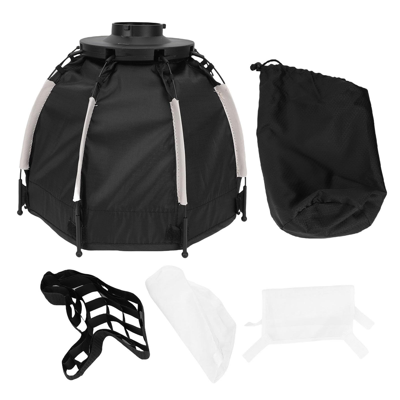Domary Softbox for Mount Durable Storage Case Portable Softbox with Grid