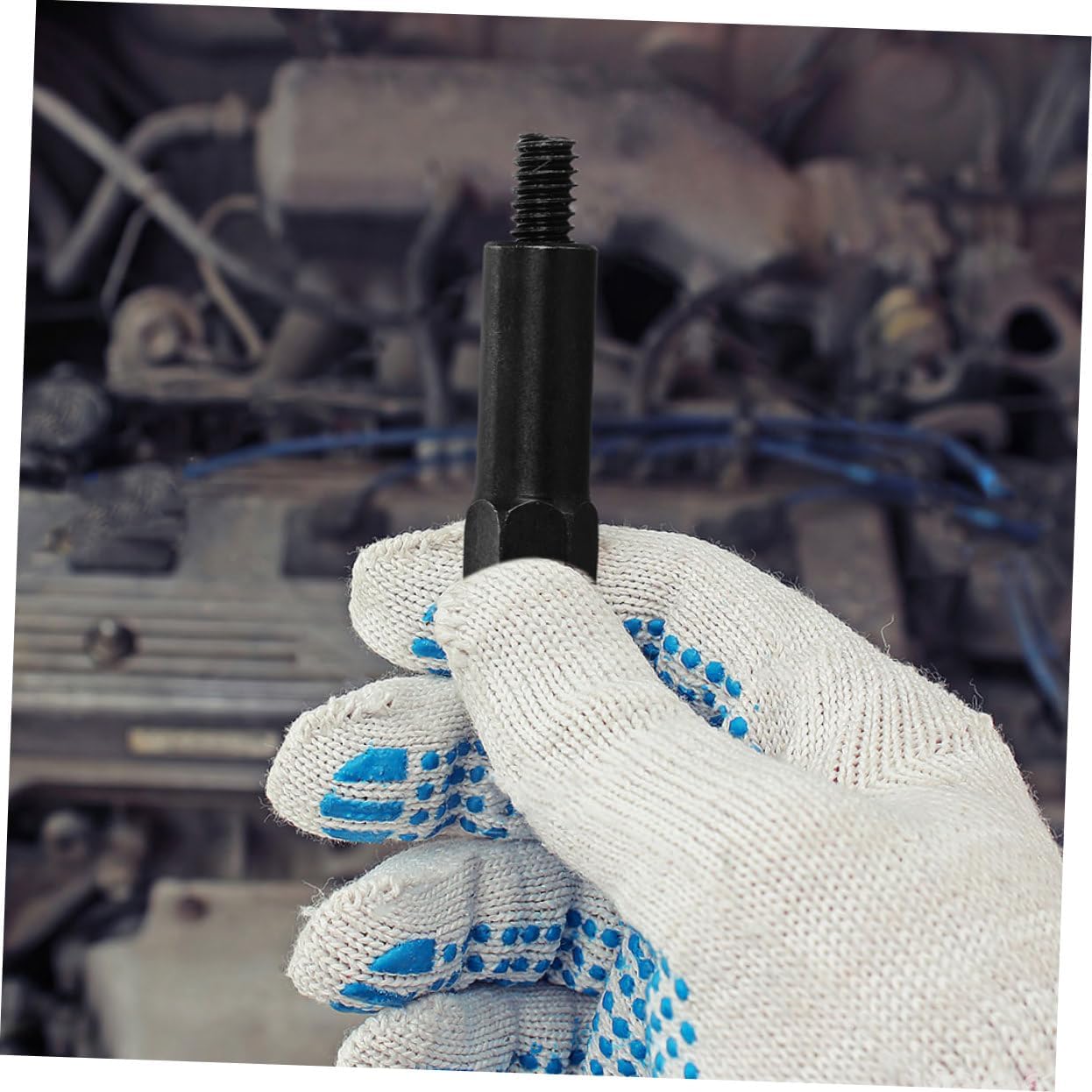 2PCS Chrome Valve Cover Bolts for Leak Engine Fasteners for Racing Daily Driving Durable Fastening for Enhanced Engine Aesthetics