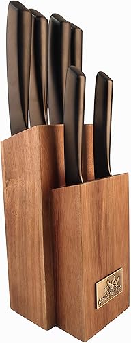 Miniatura 8 de Best.Buy.Damascus1 Juego de cuchillos de chef, juego de cuchillos de cocina de color negro, cuchillos de chef de calidad perumim