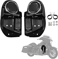 Vista 12 de XFMT Carenados inferiores de piernas ventilados, con caja de altavoces compatibles con Harley