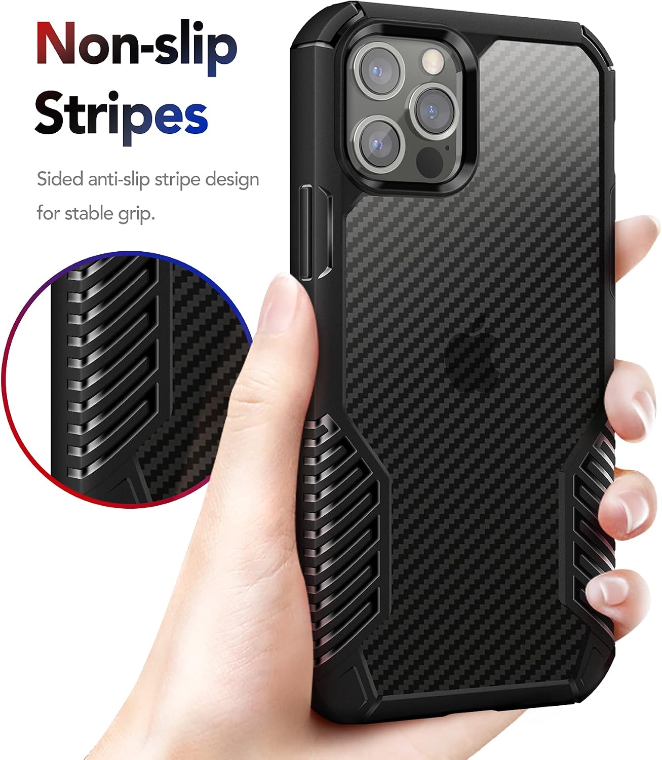 MOBOSI Vanguard Armor Compatible with iPhone 12 Pro Max Case,Rugged Cell Phone Cases,Heavy Duty Military Grade Shockproof Drop Protection Cover 6.7 inch 2020 (Black)