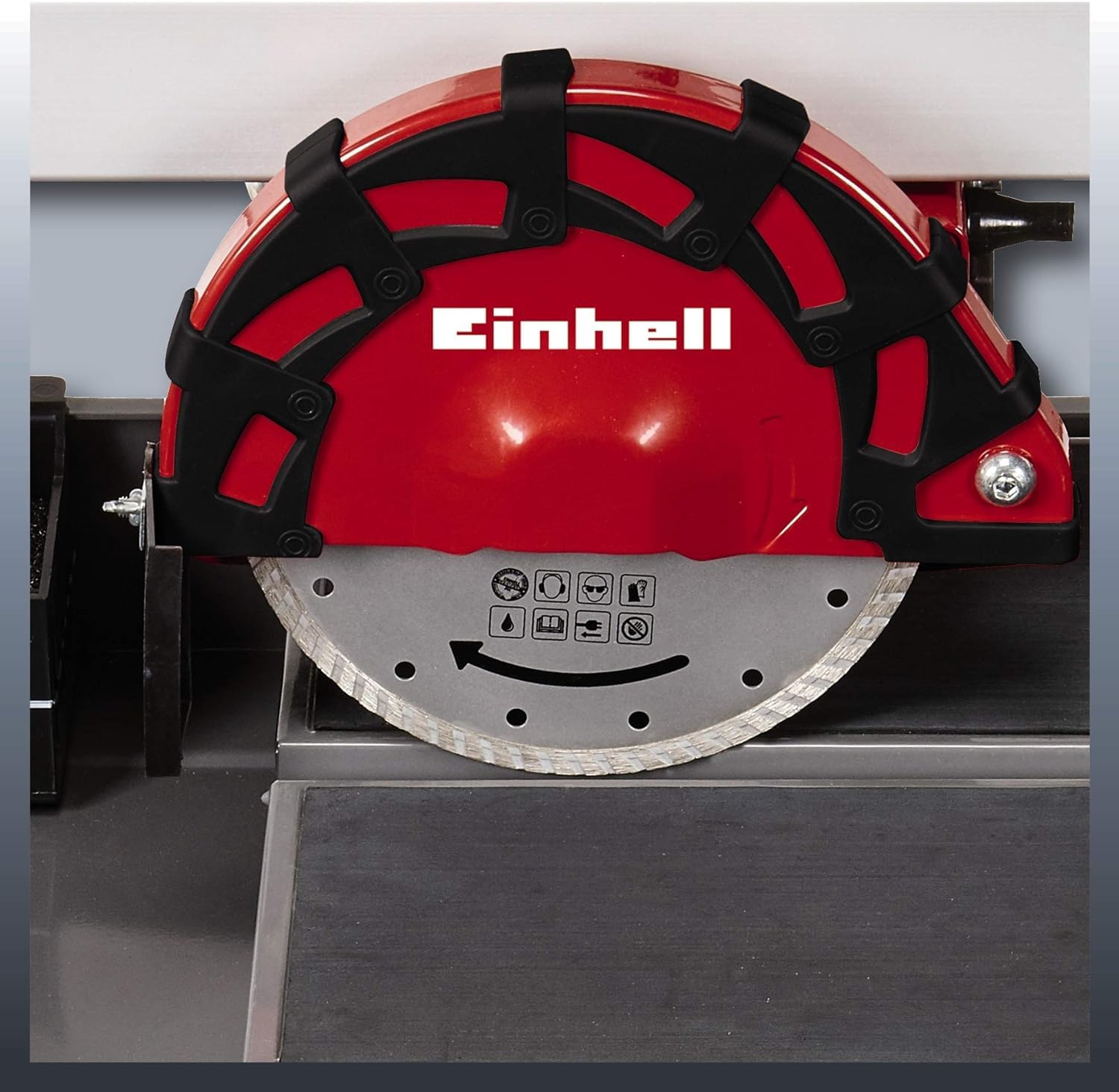 Einhell 4301220 - Mesa de corte ceramico refrigerada por agua TE-TC 920 UL Expert, 900 W, 240 V, disco de diamante 200 x 25,4 mm, rojo2