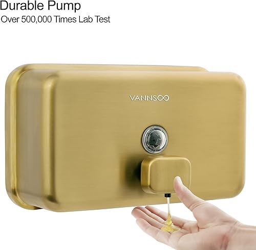 Miniatura 5 de Dispensador de jabón horizontal y dispensador de toallas de papel dorado