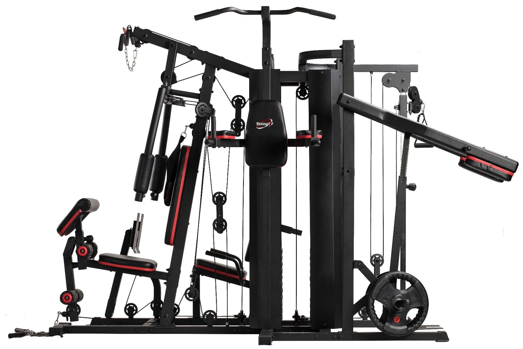 Palestra Multistazione HOME GYM gym ST 7200 Professional con 210 kg pacco pesi e Larry Scott
