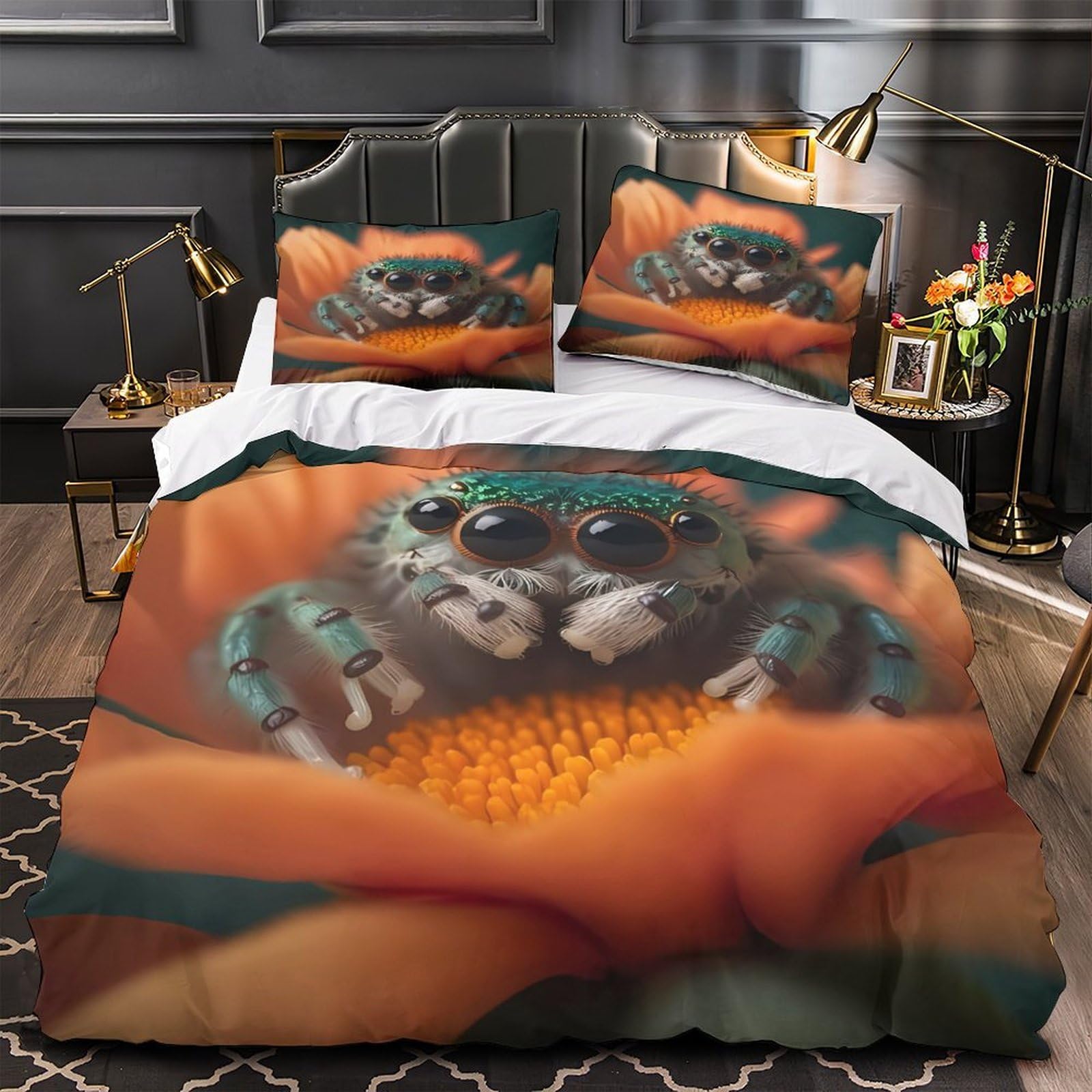 Parure de lit 3D légère pour chambre adulte et enfant king size