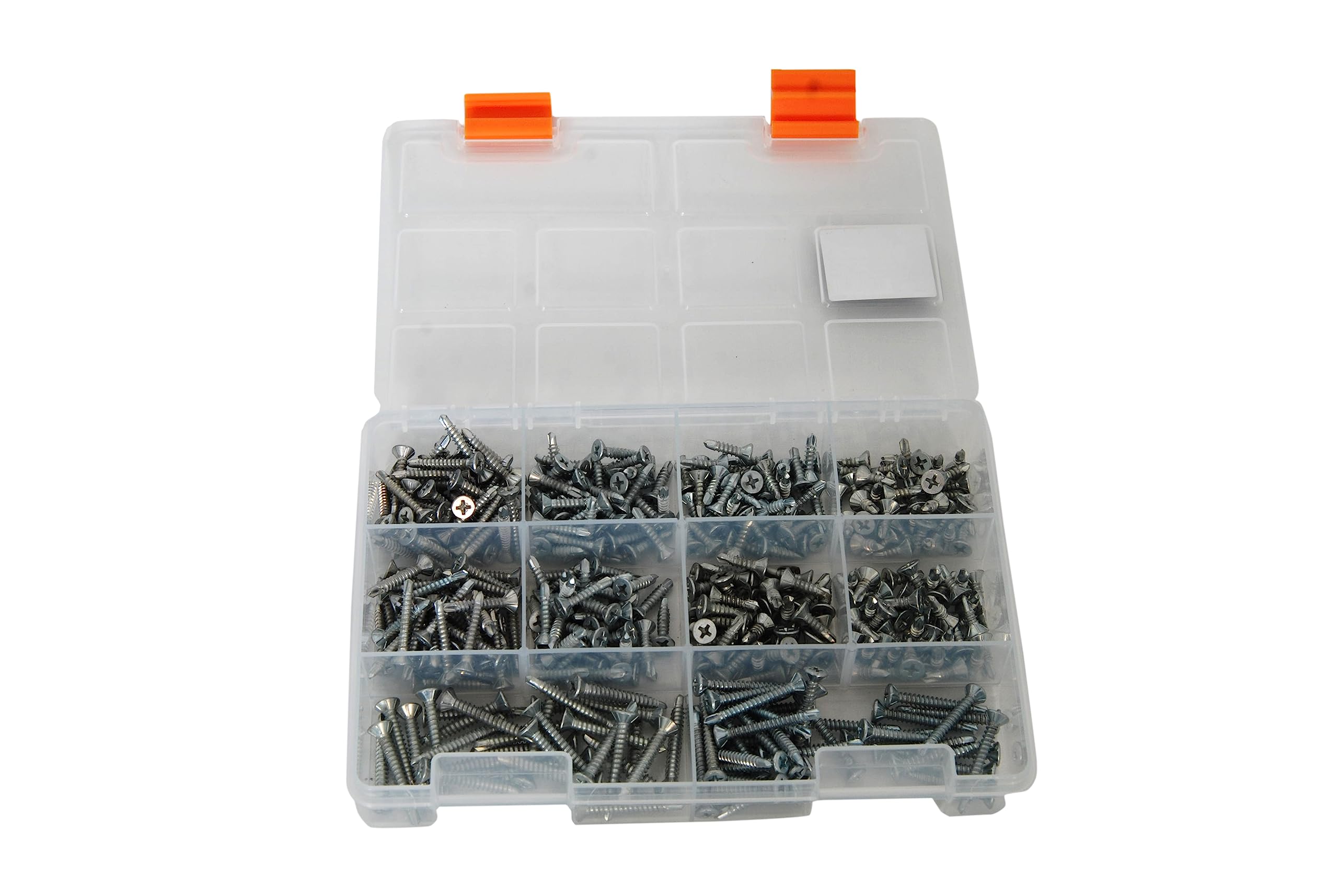 Netzerkoz 420 Piece Self Tapping Screws Set - 10 Different Drilling Screws in Assortment Box, Metal paint - Image 2