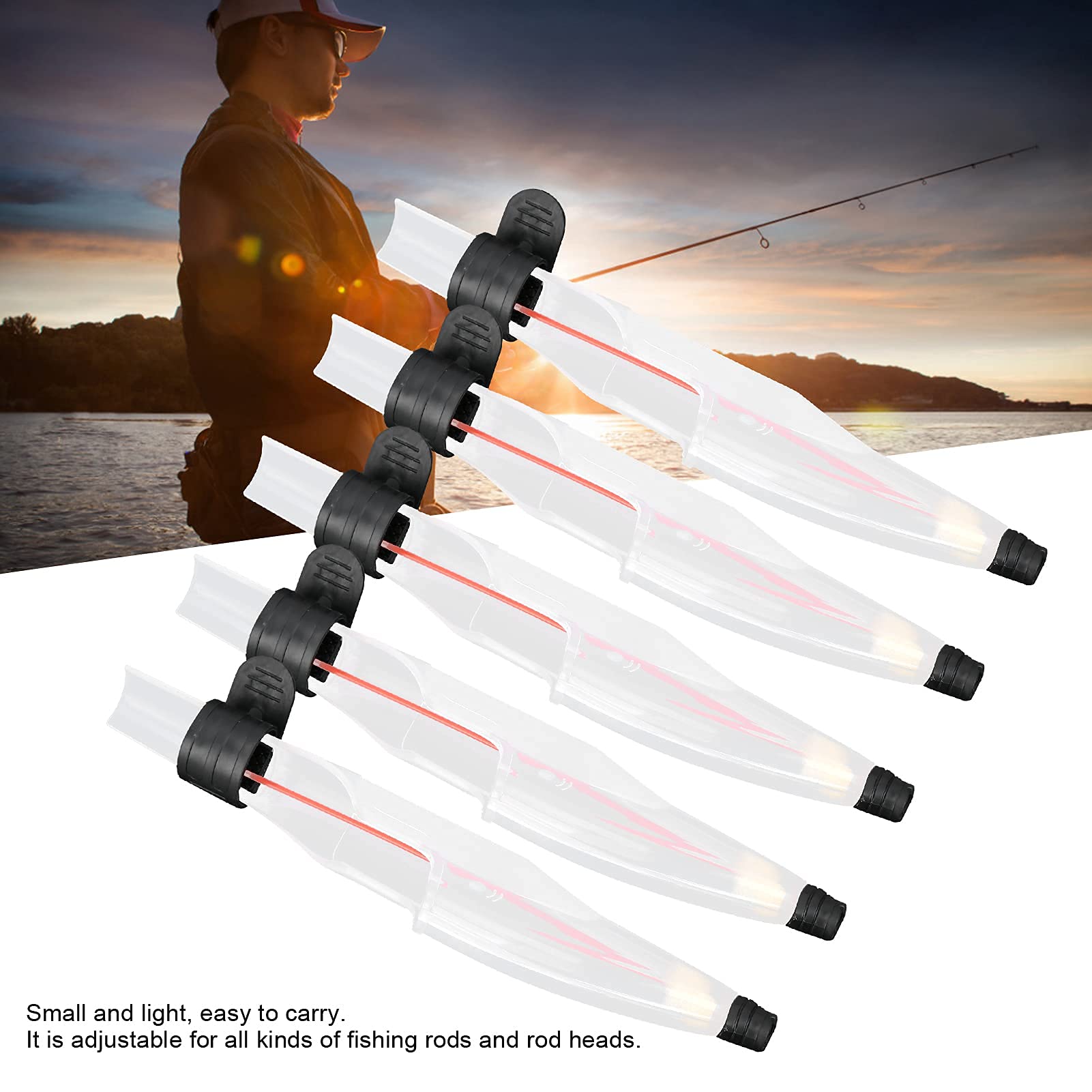 Accessorio PVC per canna da pesca, leggero e resistente, componenti essenziali per pesca in acque dolci e salate, per appassionati di pesca e pescatori professionisti