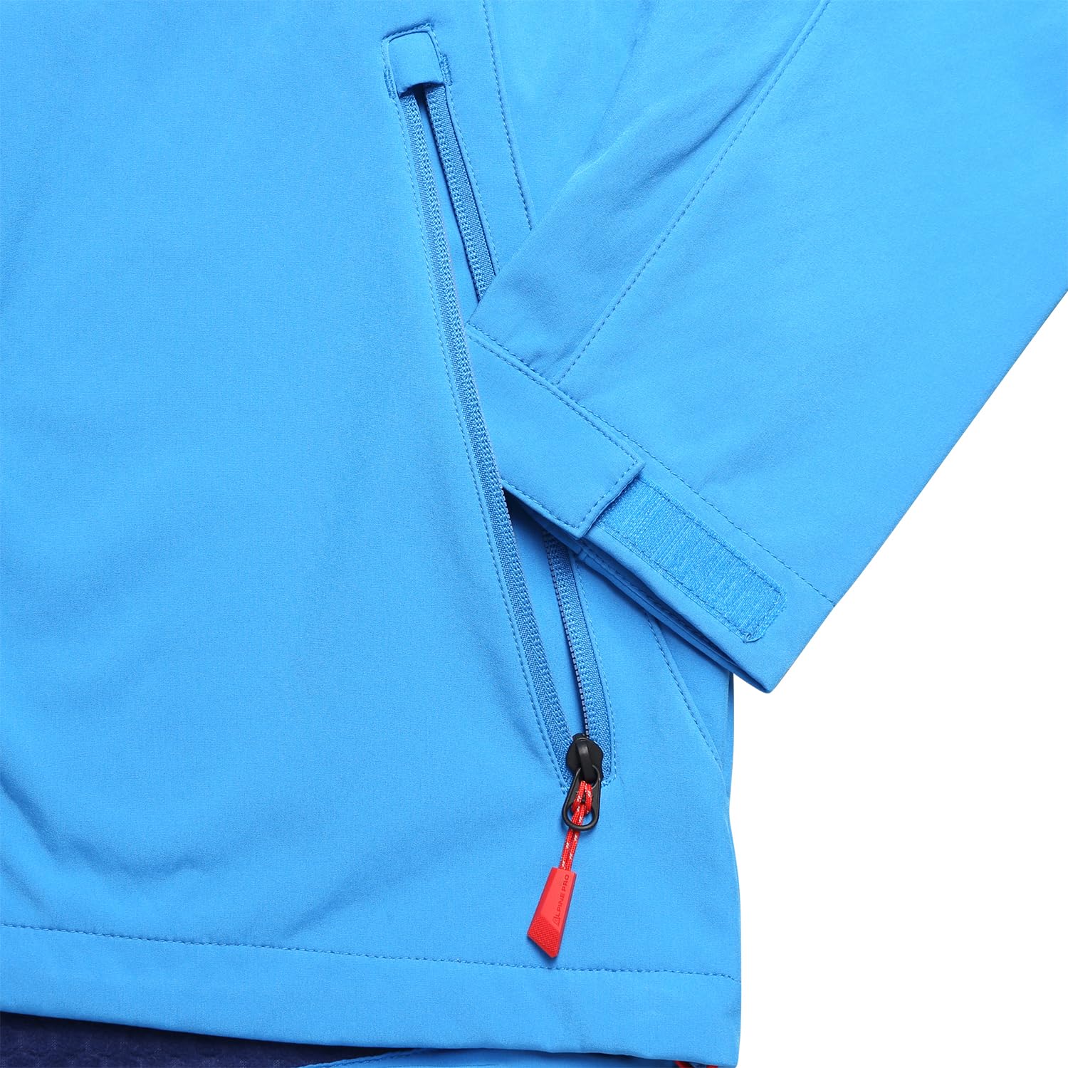 Alpine Pro Deraf - Chaqueta deportiva impermeable y cortavientos para hombre, chaqueta de entretiempo funcional para otoño, senderismo, correr, ciclismo y exteriores