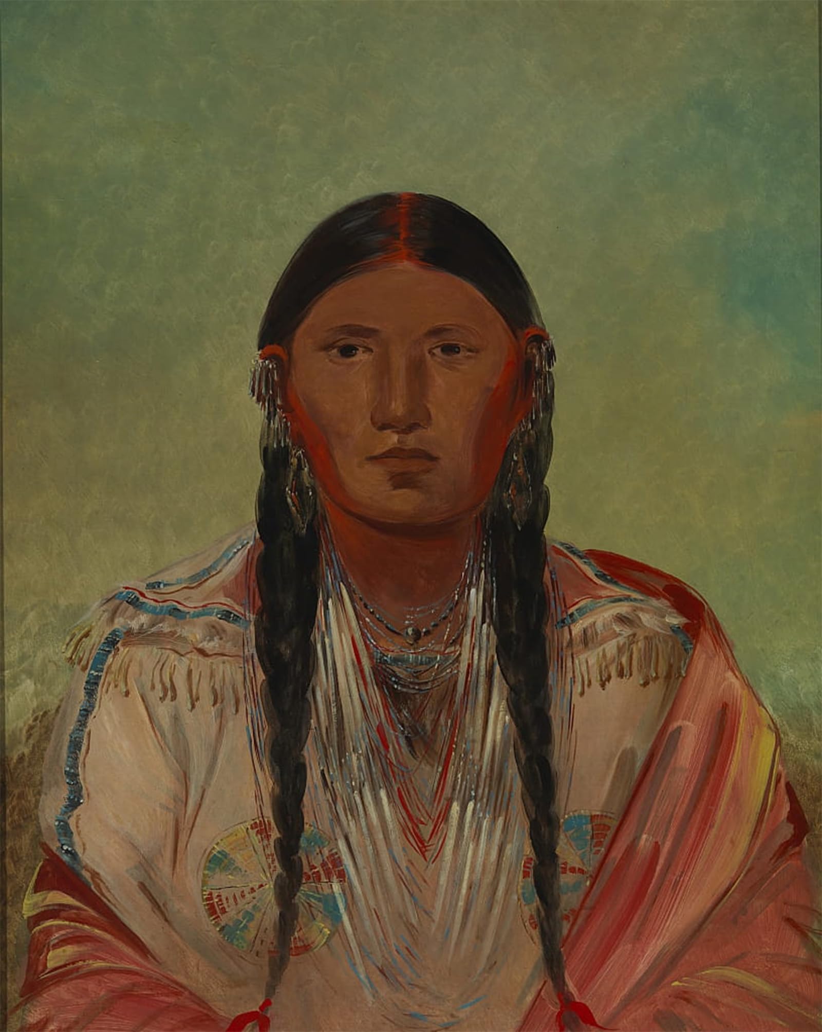 POSTERIIk Vintage Classic Picture Landscape Artwork Pigeon on the Wing by George Catlin Portrait Canvas Painting for Office Home Decor 60x90cm