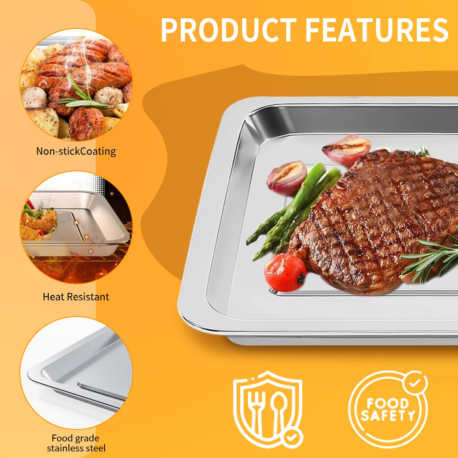Snapklik.com : GCQ Convection Toaster Oven Replacement Tray For BLACK