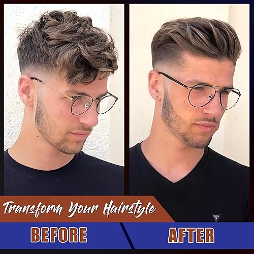 Miniatura 5 de Polvo para peinar el cabello para hombres, polvo de textura, fácil de aplicar, peinado mate natural, texturizante y voluminizador, juego de 2