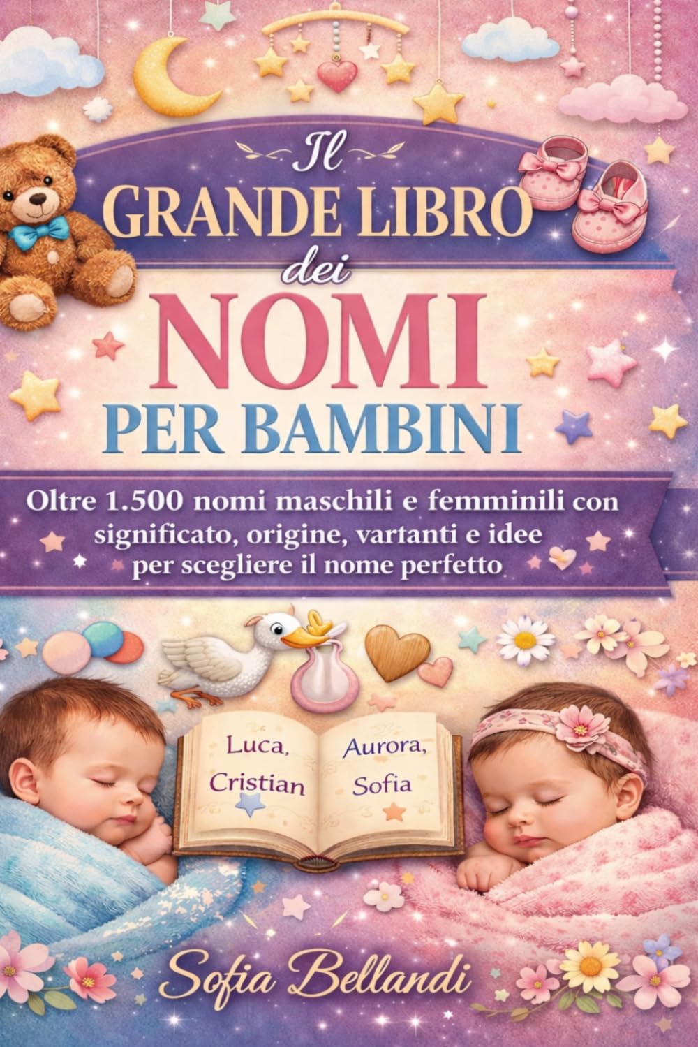 Il grande libro dei nomi per bambini: oltre 1500 nomi maschili e femminili con significato, origine, varianti e idee per scegliere il nome perfetto.