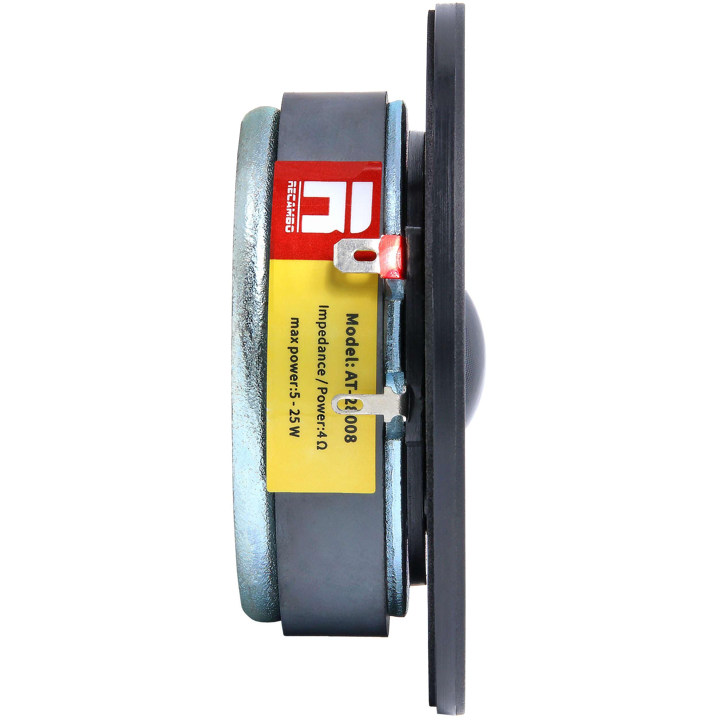 Recambo Lautsprecher Mittel-/Hochtöner 100mm (4") 25 W 3.8 Ohm Gummi-Sicke - klarer Klang, universeller Ersatz, präziser Antrieb, einfache Montage, Car-HiFi Upgrade