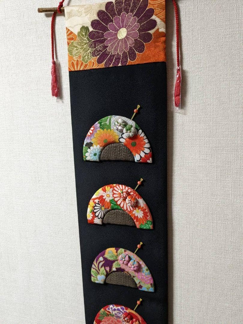 Amazon.co.jp: 和古布 縮緬 押し絵 櫛かんざしタペストリー : ホーム
