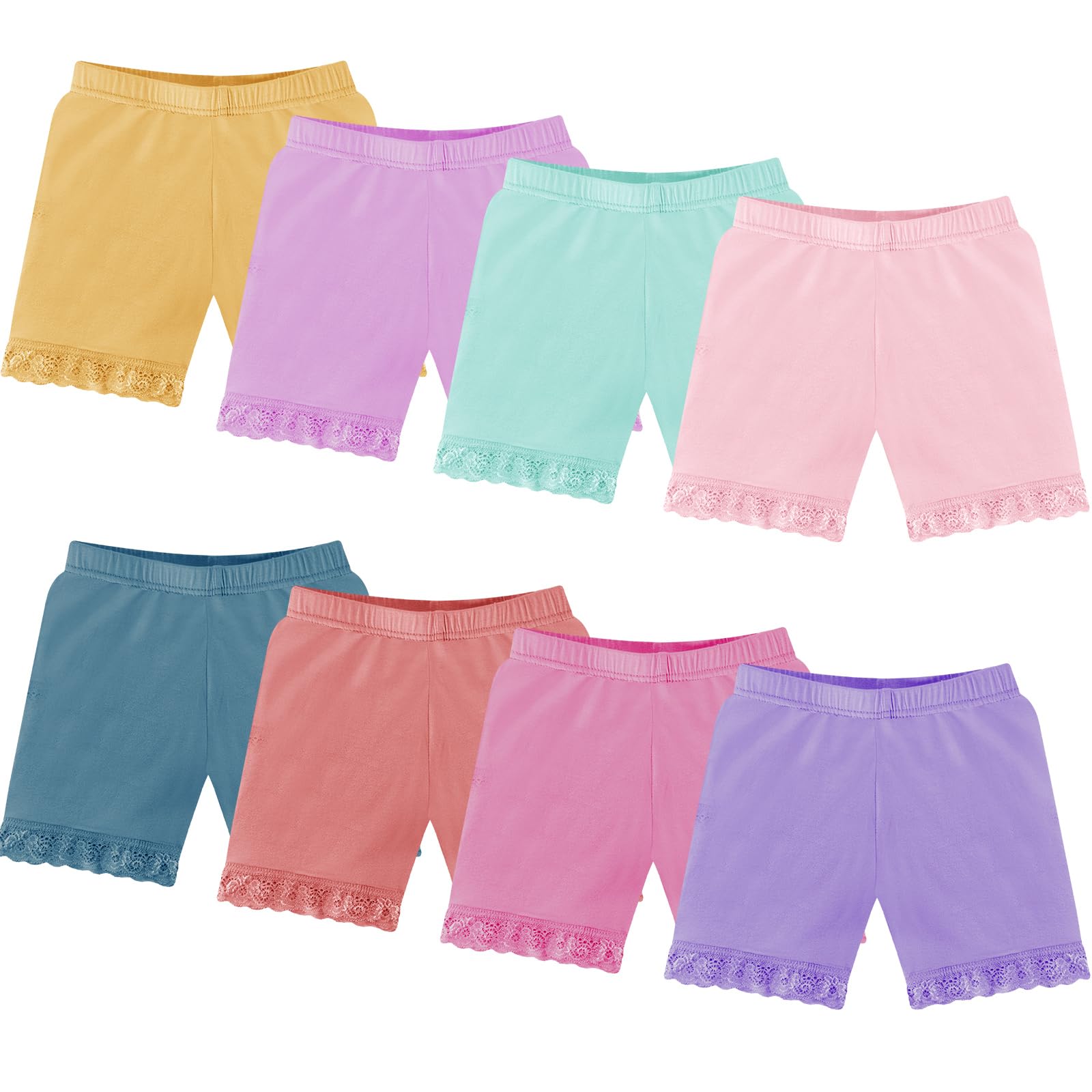 View 1 of Boyiee 8 Pcs Girls Bike Shorts