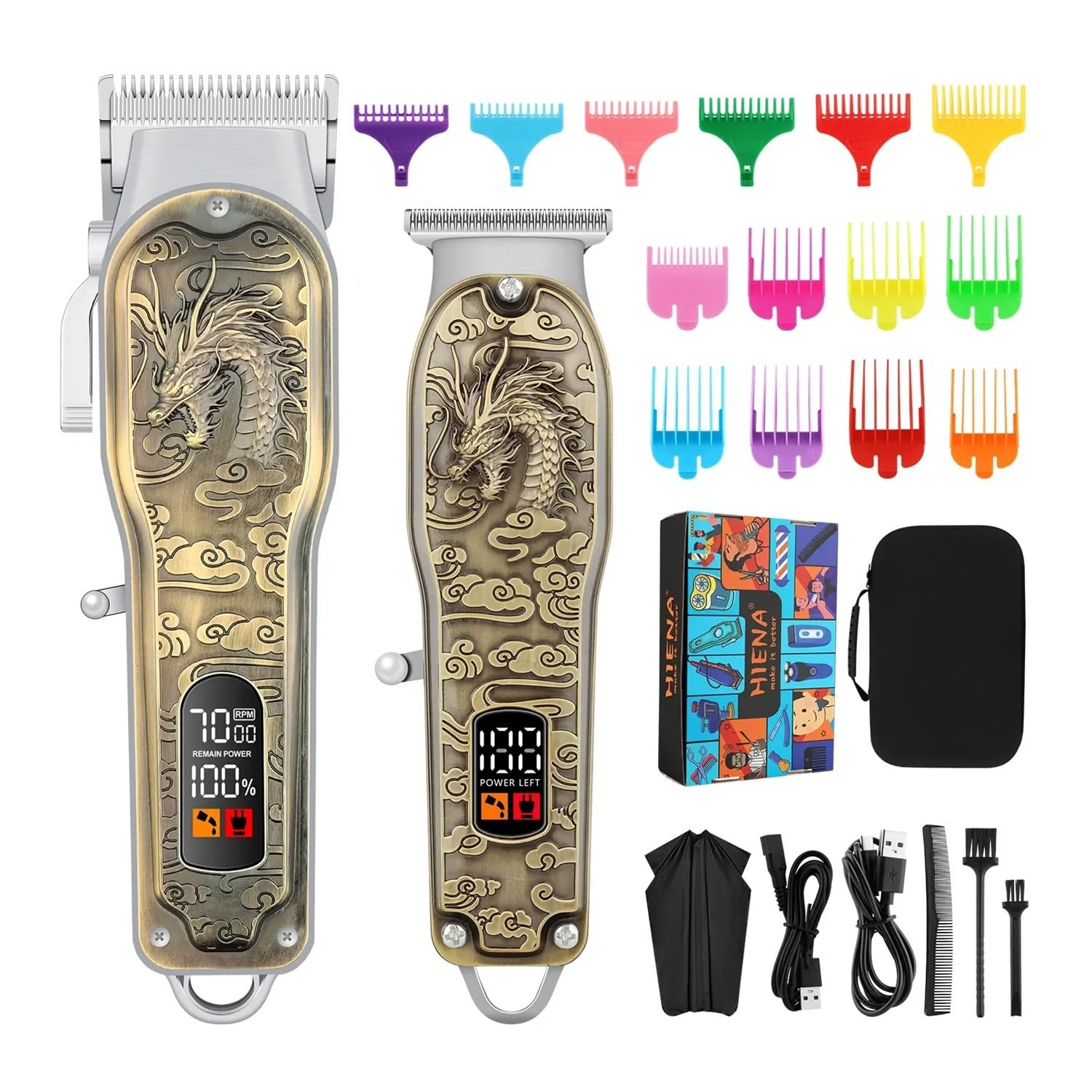 Razors HIENA HYN-I012 Elektrisches Haarschneidemaschinen-Set, professioneller Haarschneider für Männer, verstellbarer Bart und Haarschneidemaschine, elektrischer Barbier Haar