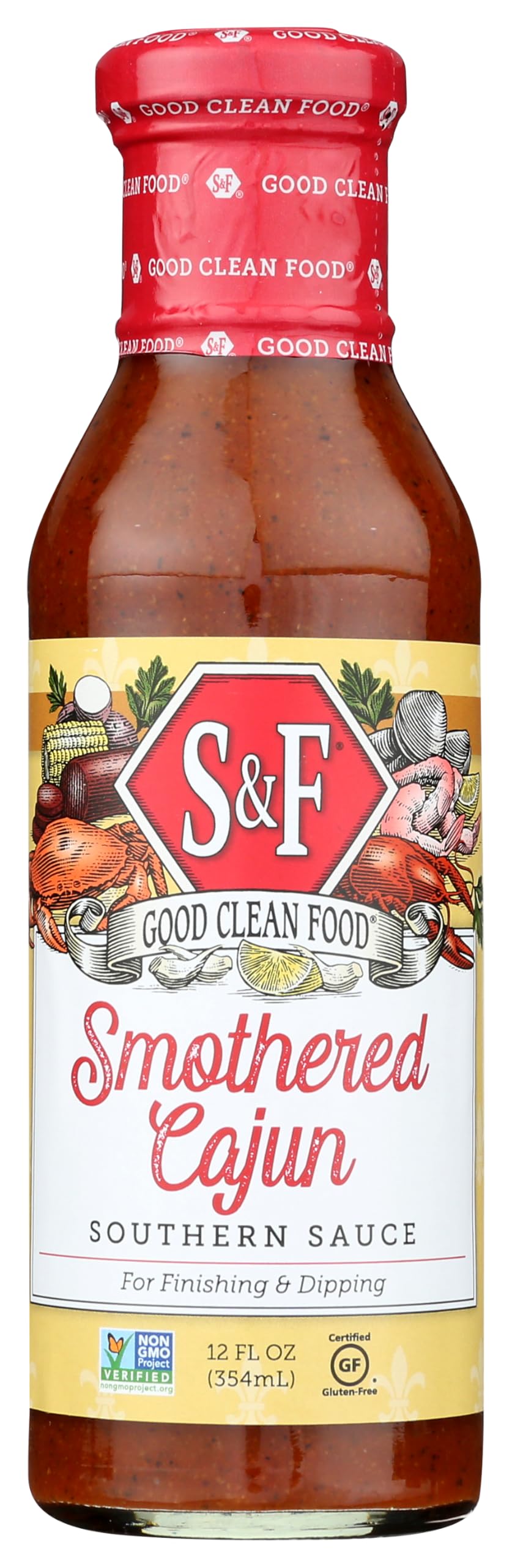 SCHLOTTERBECK & FOSS Smothered Cajun Sauce, 12 FZ