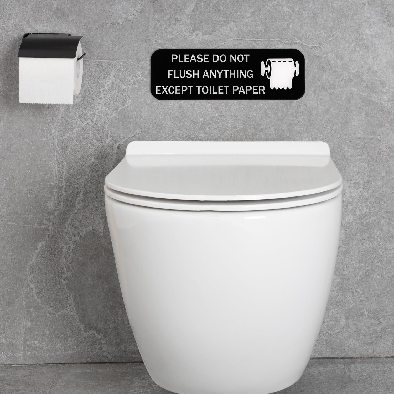 MAGICLULU Cartello in Legno per Wc Decorazione Murale Divertente per Bagno Targa Rustica per Toilette Arredamento Stile Fattoria per Casa Ufficio e
