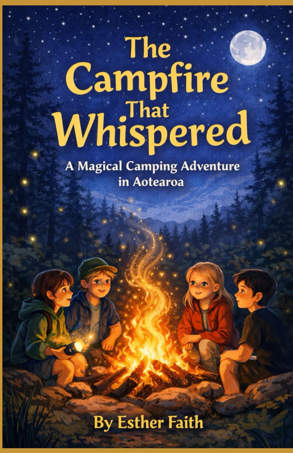 The Campfire That Whispered: A Magical Camping Adventure in Aotearoa