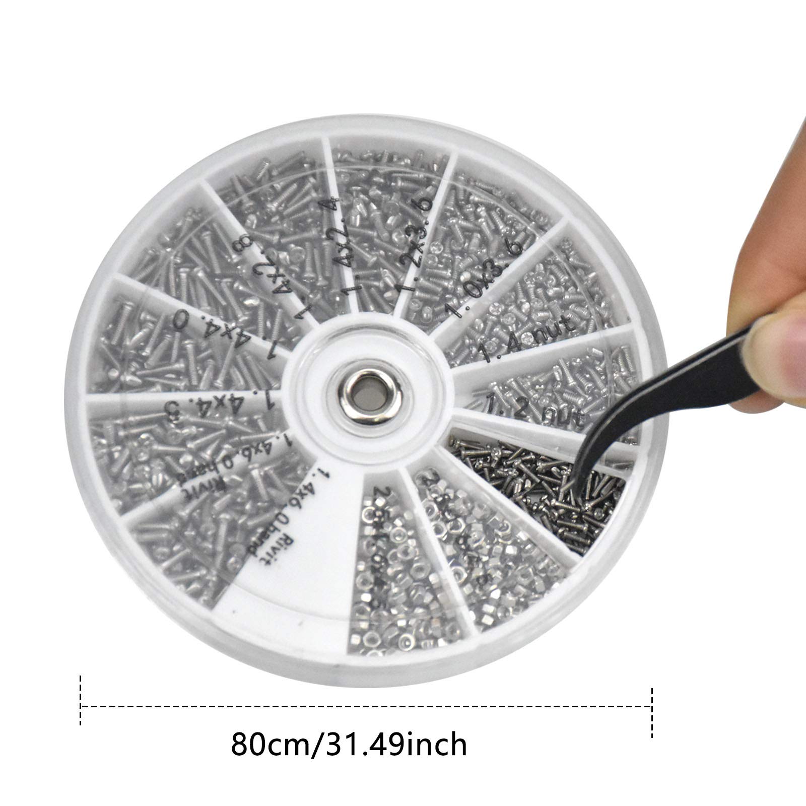 600/1000 Pezzi Piccole Vi Con Cacciave Vi In Acciaio Inossidabile - Foto 6