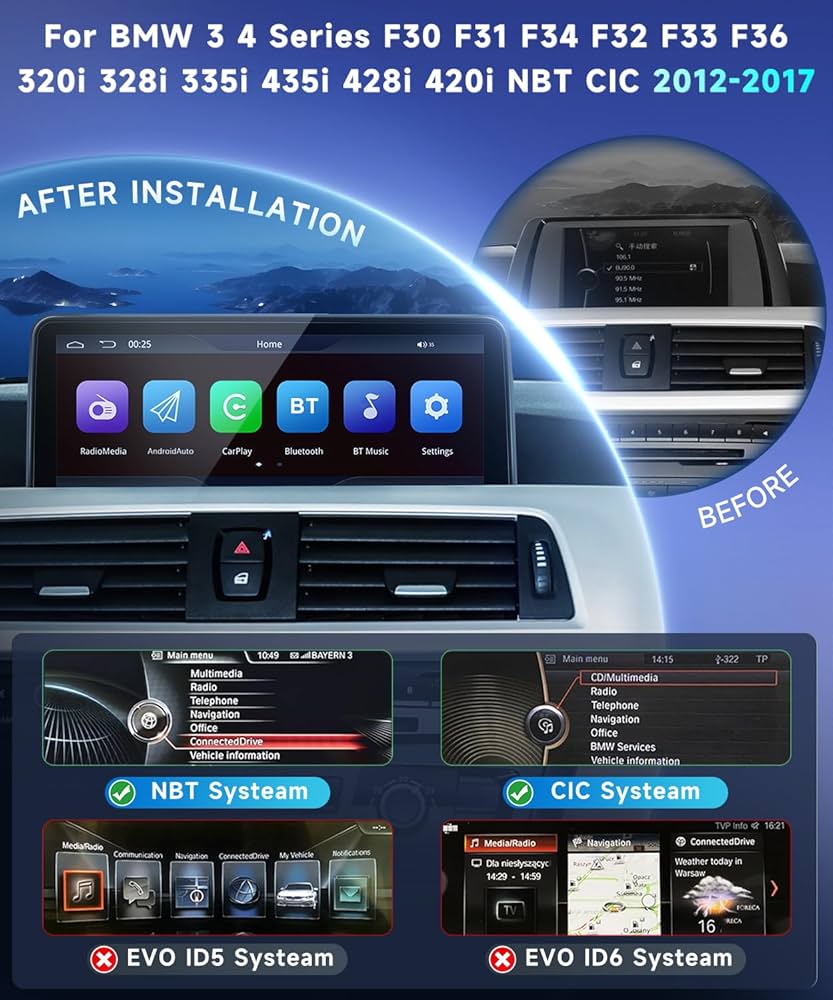 BMW F30系 Androidモニター 8Core4G32GNBT BMW F30系 Androidモニター 8Core4G32GNBT