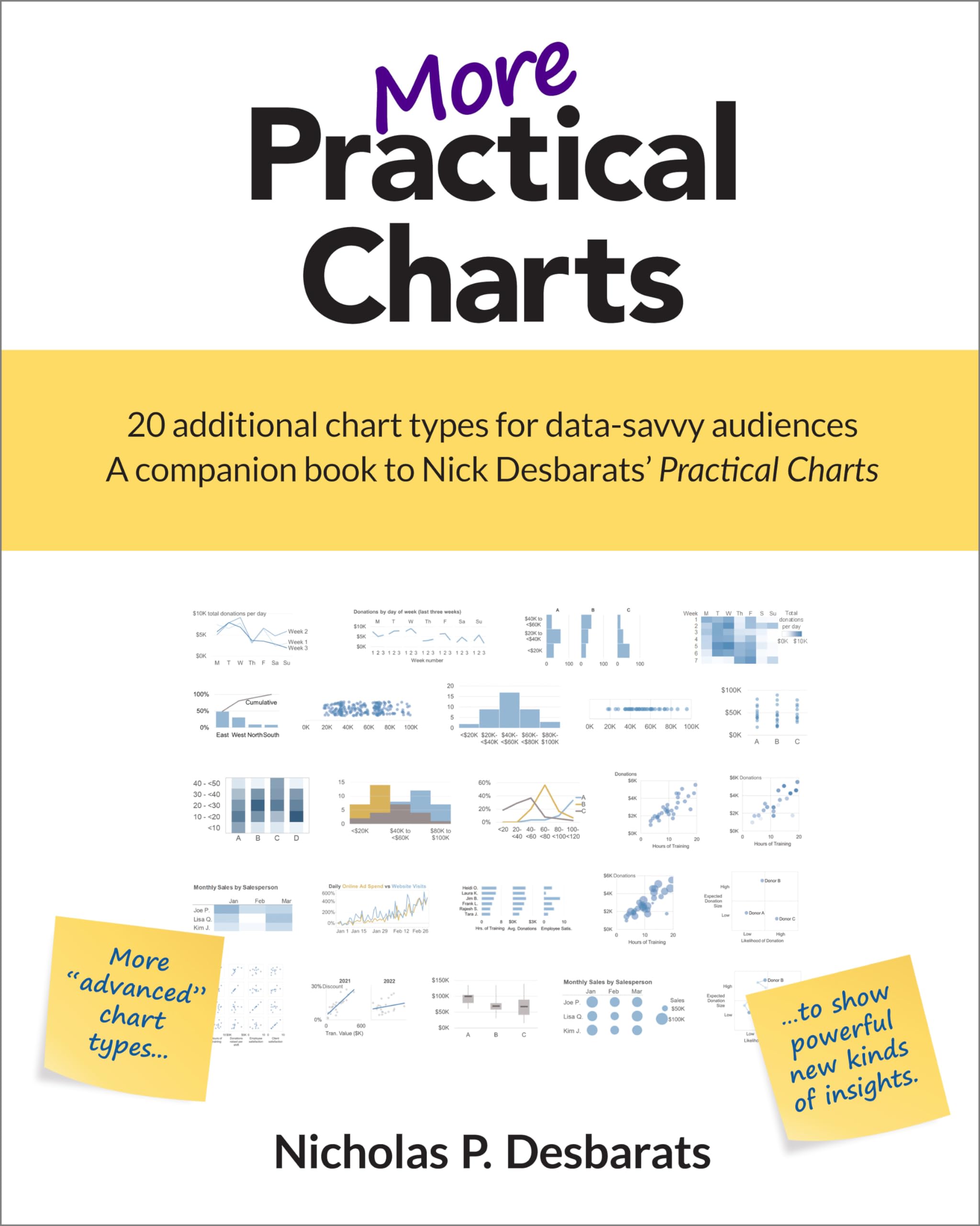 More Practical Charts: 20 Additional Chart Types for Data-savvy Audiences, a Companion Book to Nick Desbarats' Practical Charts