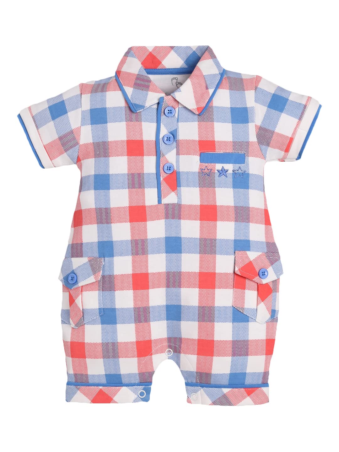 BabyGo 100% Cotton Romper/Summer clothes/Creeper/new born/infent wear/for baby Boys