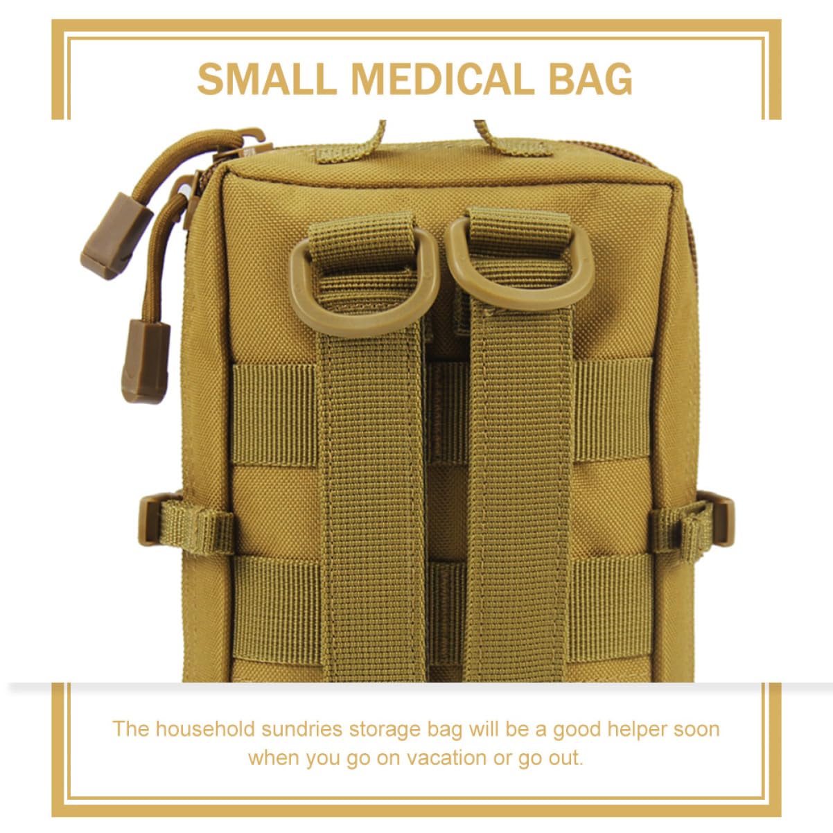 Healifty 2 Pz Borsa Da Campeggio Borsa Per Allattamento Da Viaggio Borsa Di Emergenza Di Primo Soccorso Ahi Marsupio Marsupi Da Donna a Tracolla Poliestere Borsa Di Pelle Viaggiare Campo