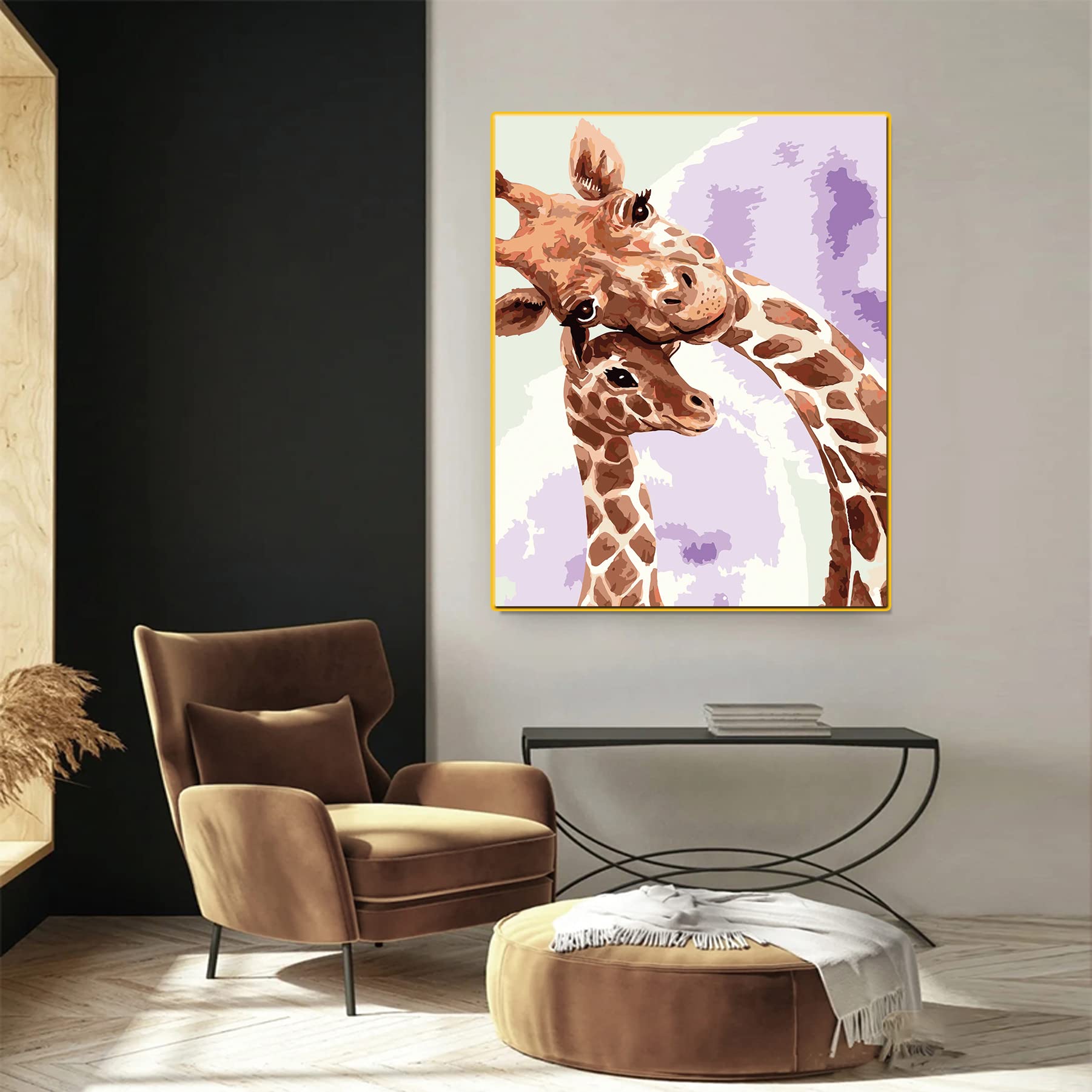 Kit De Pintura Por Números De León Para Adultos Principiantes, Pintura De Flores Por Números, Arte Y Manualidades De Lienzo Para Adultos, Kits De Pintura Al óleo Para Decoración De Pared