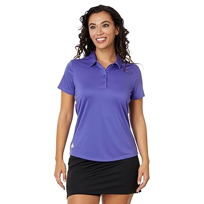 adidas Golf Performance Solid Short Sleeve Golf Polo Shirt Women