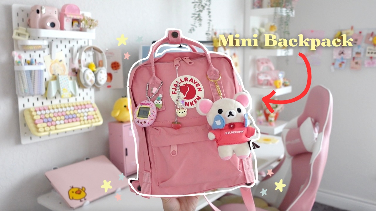 Watch Fjallraven Kanken Mini Backpack in PINK on Amazon Live