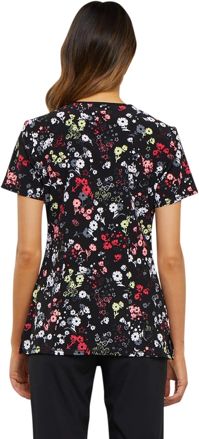 CHEROKEE Infinity CK609 Women's Round Neck Top
