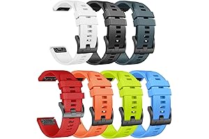 ANCOOL Comfortable & Durable Fenix 5X/6X/7X Watch Bands 7-Pack
