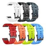 ANCOOL for Fenix 7X/Fenix 6X/Fenix 5X/Fenix 8 51mm Watch Band 26mm Quickfit Bands Compatible with Fenix 6X Pro/7X Pro/5X Plus/3/Descent MK 2/2i/MK 3 51mm Smartwatch(7 Pack)