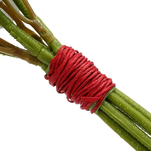 Miniatura 17 de Syhood Alambre de encuadernación de vid floral Alambre de envoltura rústica para ramos de flores (marrón)